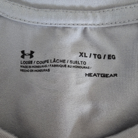 UNDER ARMOUR- Men's XL Heat Gear Loose Fit Short Sleeve - Picture 4 of 4